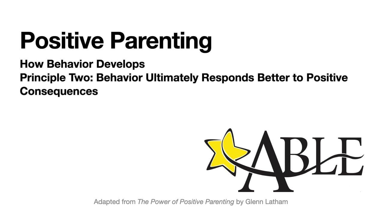 Colleen Cornwall PP2: How Behavior Develops Principle 2
